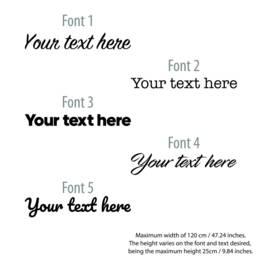 Custom Phrases, Wall Quotes, Decal, Home Decor, Text, Decor, Text Vinyl Personalized - thumbnail 3