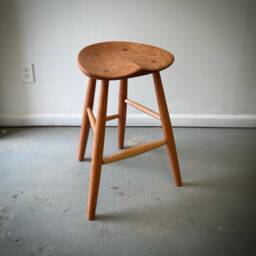 Milking Stool #4 in Cherry - thumbnail 3