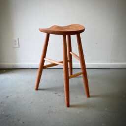 Milking Stool #4 in Cherry - thumbnail 2