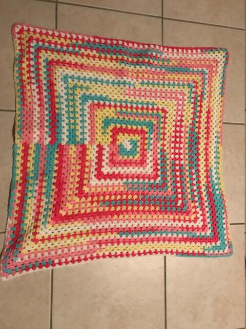 Handmade Crochet Baby Blanket - image 1