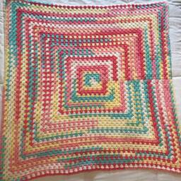 Handmade Crochet Baby Blanket - thumbnail 3