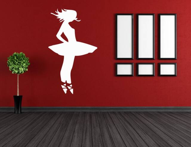 Ballerina Wall Decal Removable Dance Decor 1582 - image 1