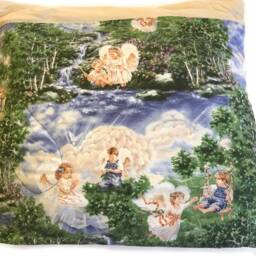 Playtime in Dreamland Cream 2 Quilt That Folds Into A Pillow - thumbnail 4
