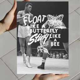 Muhammad Ali Boxing Poster Motivational Gym Wall Art - thumbnail 2