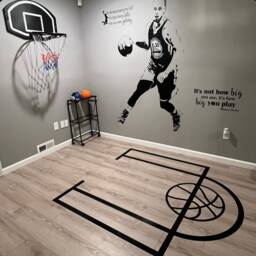 Basketball Decal, Stephen Curry Decal, Boys Bedroom Decor, Player Vinyl Sticker, Large Wall Art - thumbnail 2