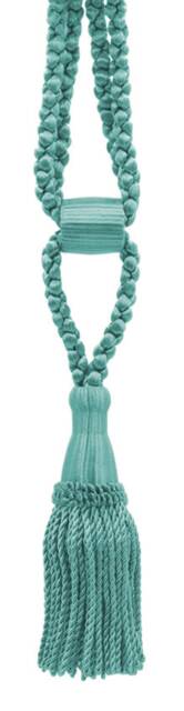 "D??copro Curtain & Drapery Tassel Tieback, Adjustable Cord Length, Length 5 1/2"", Spread 24" - image 1