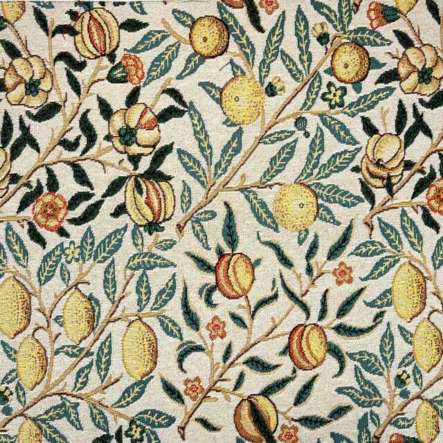 Custom Made To Measure Roman Blind Shade William Morris Pomegranate Natural Hand Crafted - image 1