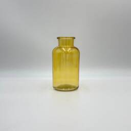 Black & Gold Glass Vase Modern Home Decor - 20 cm - thumbnail 3