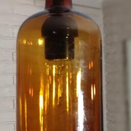 Antique Apothecary Bottle Hanging Pendant Light Fixture - thumbnail 2