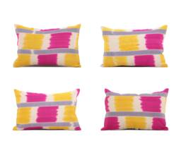 "Set Of 4 Pcs, Old Ikat Pillow Cover, Pillow, 11.42"" X 16.93"