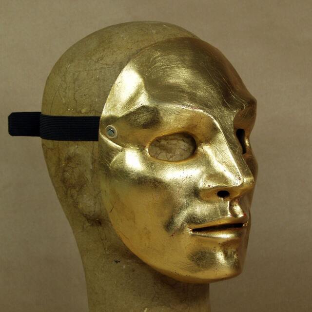 Gold Neutral Mask in Papier Mach?? - image 1