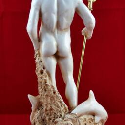 Poseidon Greek Statue Sea God Aged Patinanew Greek Mythology 27 cm 10.6 Inches - thumbnail 3