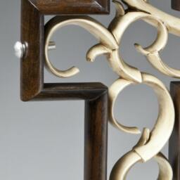 Unity Cross ?? Aged Black Umber With Hand Glazed Ivory Color Candle Sand Elegant Alternative - thumbnail 2