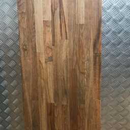 Kallax 3 Cube Walnut Color Ikea Top Cover Panel - Solidwood Beech 112x39cm 27mm Thick - thumbnail 3