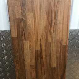 Kallax 3 Cube Walnut Color Ikea Top Cover Panel - Solidwood Beech 112x39cm 27mm Thick - thumbnail 2