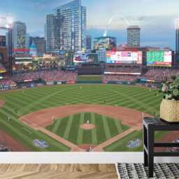Mlb Baseball Stadium Wallpaper Mural, Kids Room Decor, Peel & Stick Wall Decal - thumbnail 3