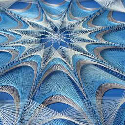 String Art Hydrosphere Sacred Geometry Spiritual Gift Zen Yoga Wall Office Design Decor Studio - thumbnail 3