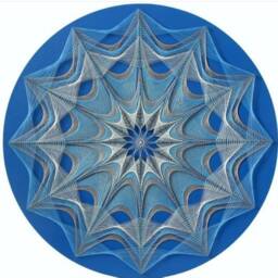 String Art Hydrosphere Sacred Geometry Spiritual Gift Zen Yoga Wall Office Design Decor Studio - thumbnail 2