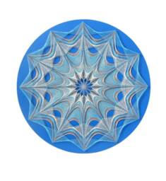 String Art Hydrosphere Sacred Geometry Spiritual Gift Zen Yoga Wall Office Design Decor Studio - thumbnail 1
