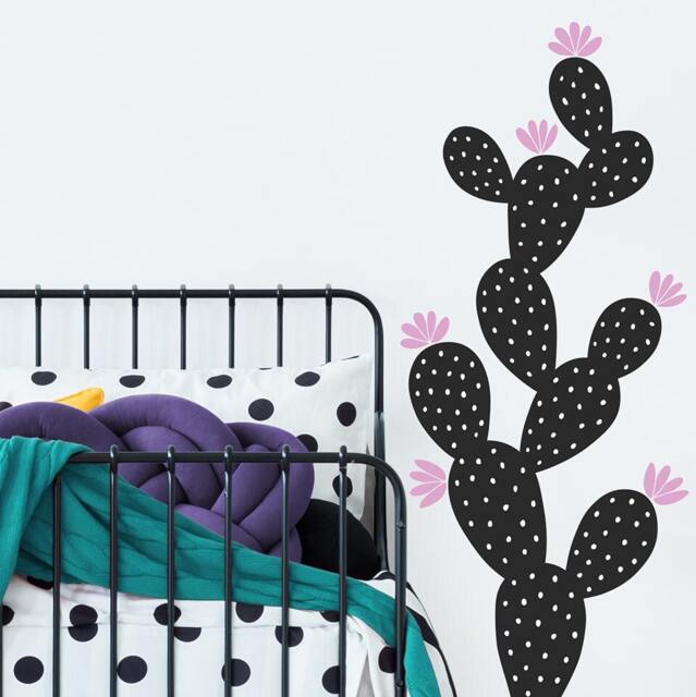 Cactus Wall Decal - Kids Room Decal, Nursery Decor, Art, Cactus, Home Gift - image 1