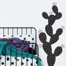 Cactus Wall Decal - Kids Room Decal, Nursery Decor, Art, Cactus, Home Gift - thumbnail 1