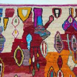 Authentic Beni Ourain Rug Handmade Moroccan Wool Berber Rug - thumbnail 2