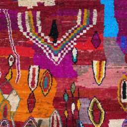 Authentic Beni Ourain Rug Handmade Moroccan Wool Berber Rug - thumbnail 4
