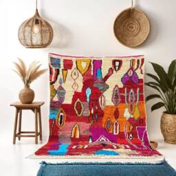 Authentic Beni Ourain Rug Handmade Moroccan Wool Berber Rug