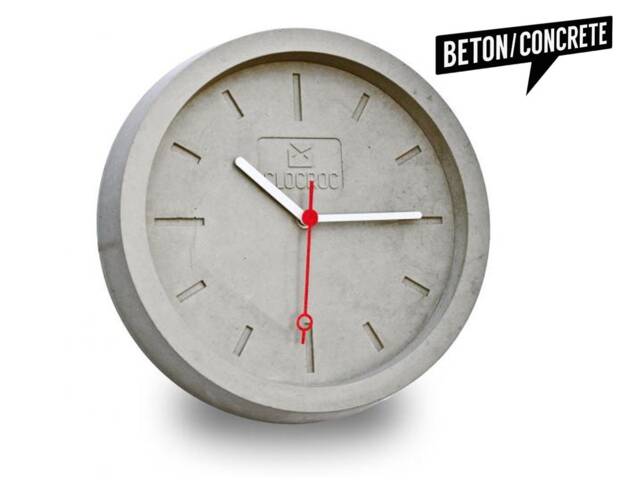 Submarine Big - Clocroc Wall Clock Made Of Concrete - image 1