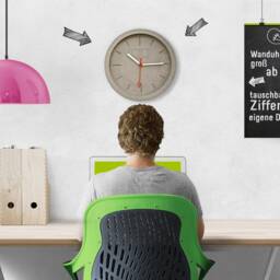 Submarine Big - Clocroc Wall Clock Made Of Concrete - thumbnail 3
