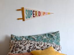 Super Duper Pennant Flag Nursery Wall Hanging Kids Room Decor - thumbnail 1