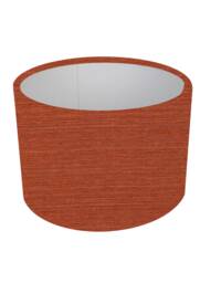 Handmade Rust Chenille Drum Lampshade, Table Lamp Or Ceiling Shade - thumbnail 1