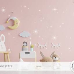 Star Twinkle Wall Stickers, Various Colours To Choose From, Multiple Pack Sizes Or Request A Custom Order Suit Your Needs - thumbnail 3