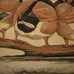 Sale Bad Boys Ducks Oblong Tapestry Cushion Pillow Cover - thumbnail 2