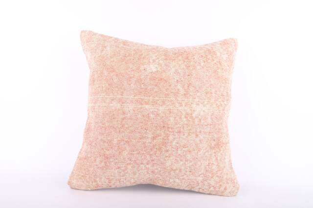 Handwoven Kilim Pillow Cover 20x20 Wool Stripe Cushion - image 1