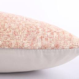 Handwoven Kilim Pillow Cover 20x20 Wool Stripe Cushion - thumbnail 4