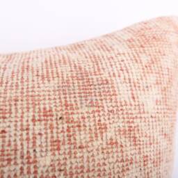 Handwoven Kilim Pillow Cover 20x20 Wool Stripe Cushion - thumbnail 3