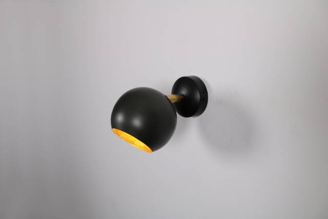 Black Wall Lighting - Lamp Vanity Light Fixture, Sconce, Lamp, , Small - image 1