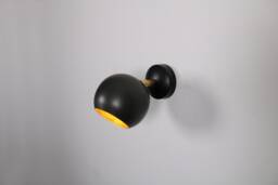 Black Wall Lighting - Lamp Vanity Light Fixture, Sconce, Lamp, , Small - thumbnail 1