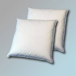 80 X cm Pillow Decorative in Cream & White With 70/30 % Feather/Down Filling From 900 G To 3000 - thumbnail 2