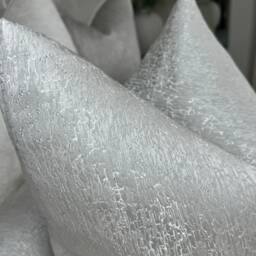 Luxurious Textured Grey Cushion Cover - Designer Blake Shell Euro Pillow For Sofa Or Bed Natural Home Decor - thumbnail 3
