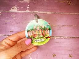 Monaco Little Landmarks Ceramic Hanging Decoration Christmas
