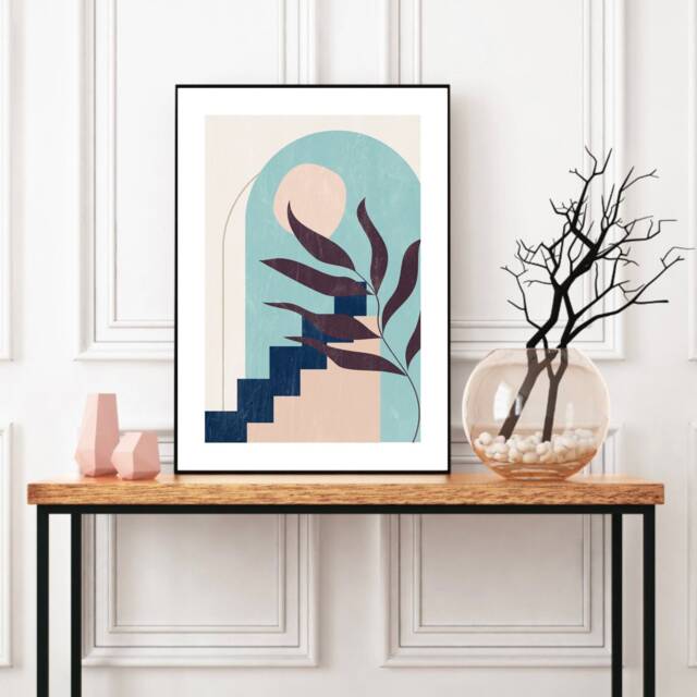 Abstract Wall Prints, Boho Decor Living Room, Bedroom, Neutral Posters, Home Decor, Room Minimalist - image 1
