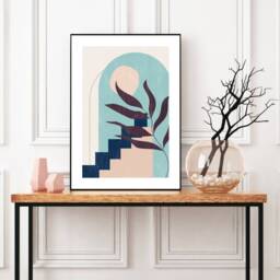 Abstract Wall Prints, Boho Decor Living Room, Bedroom, Neutral Posters, Home Decor, Room Minimalist - thumbnail 1