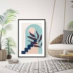 Abstract Wall Prints, Boho Decor Living Room, Bedroom, Neutral Posters, Home Decor, Room Minimalist - thumbnail 2