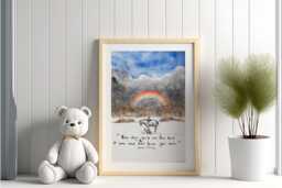 Oak Framed Print Charlie Mackesy The Boy, Mole, Fox & Horse - Perfect For Nursery/Kids Rooms, Mental Health Positivity - thumbnail 1