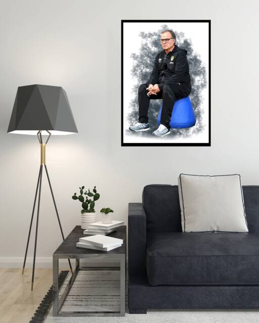 Marcelo Bielsa Digital Art Print - On Foamex Board Or Photo Paper - image 1