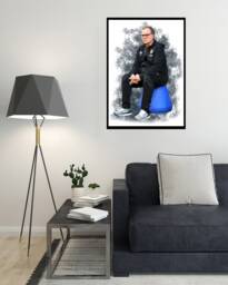 Marcelo Bielsa Digital Art Print - On Foamex Board Or Photo Paper - thumbnail 1
