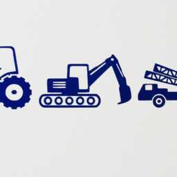 Construction Vehicle Vinyl Wall Art Decals/stickers - Various Colours Digger, Tractor, Crane, Cement Mixer & Forklift - thumbnail 2