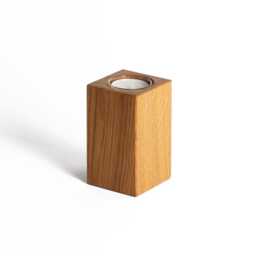 Tea Light Holder Made Of Oak Handmade I Different Sizes - Also in A Set Candle Table Decoration Wood Solid & Modern - thumbnail 2